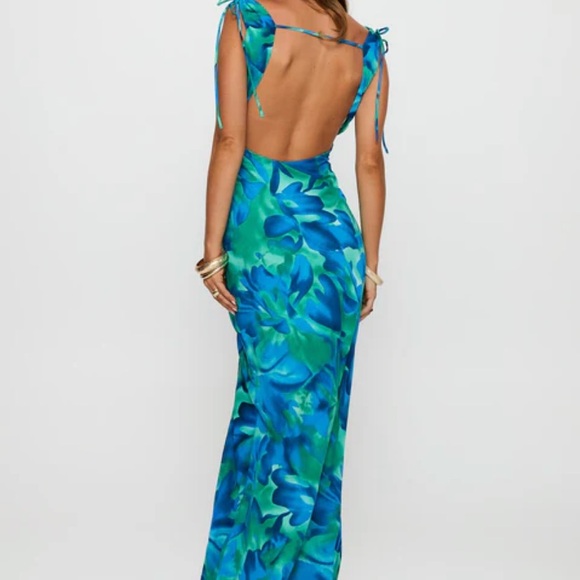 Princess Polly Symphonies Cowl Maxi Dress Multi Backless - Picture 3 of 4